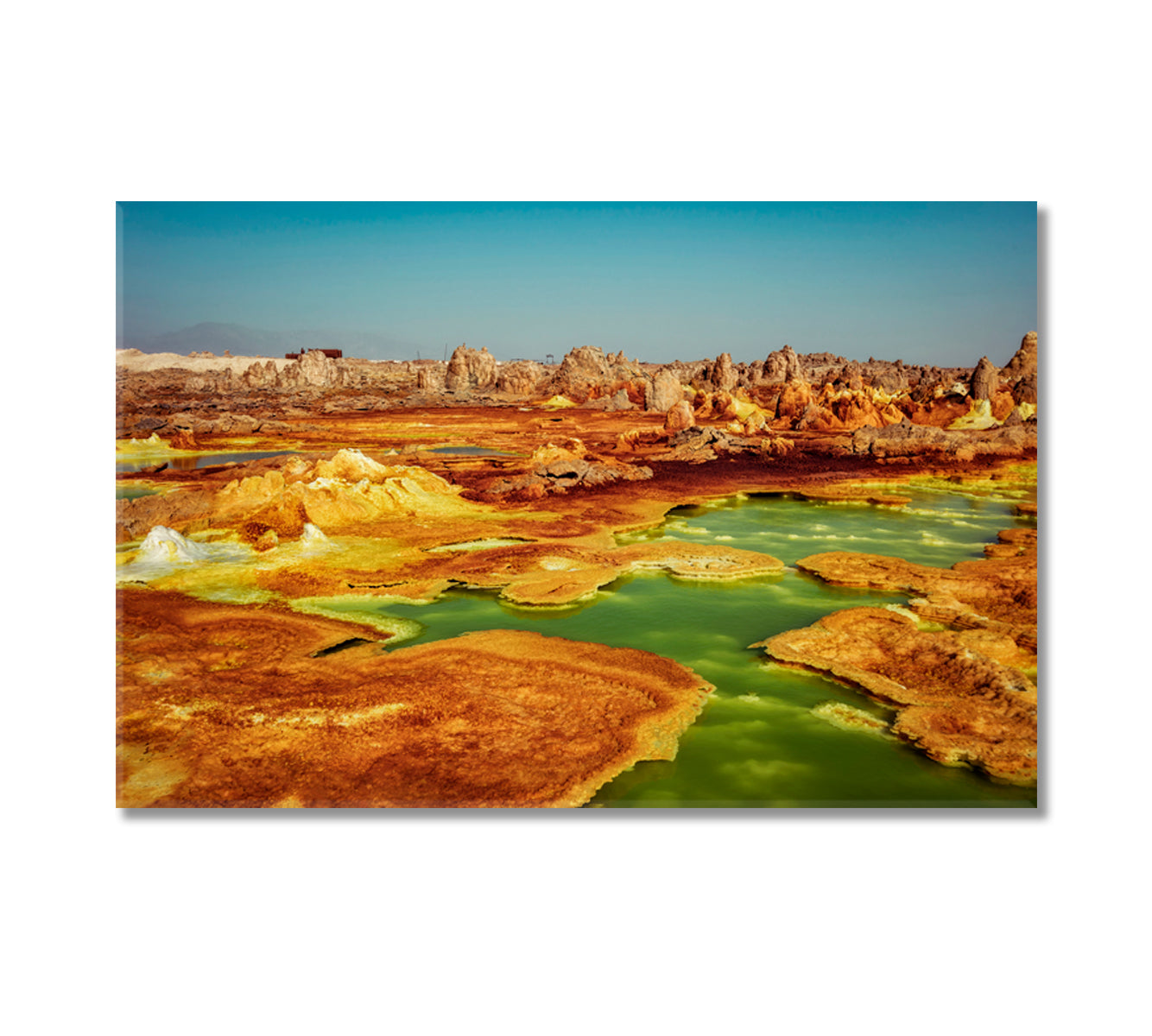 Dallol Danakil Depression Ethiopia Canvas Print-Canvas Print-CetArt-1 Panel-24x16 inches-CetArt