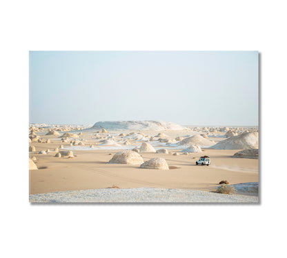 White Desert Bahariya Egypt Canvas Print-Canvas Print-CetArt-1 Panel-24x16 inches-CetArt