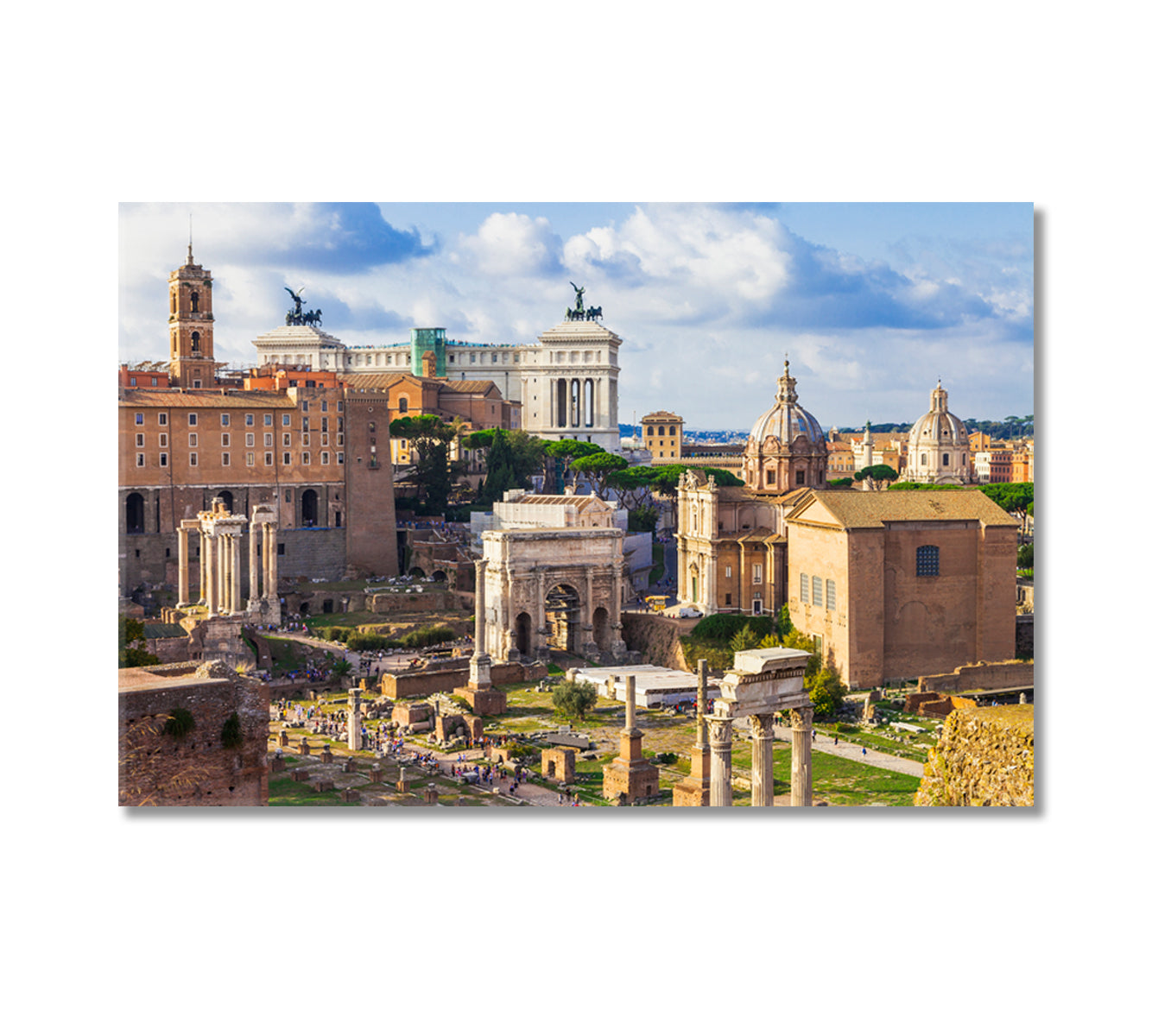 Roman Forums Canvas Print-Canvas Print-CetArt-1 Panel-24x16 inches-CetArt