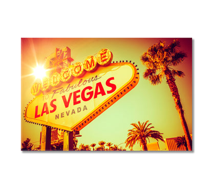 Las Vegas Nevada Canvas Print-Canvas Print-CetArt-1 Panel-24x16 inches-CetArt