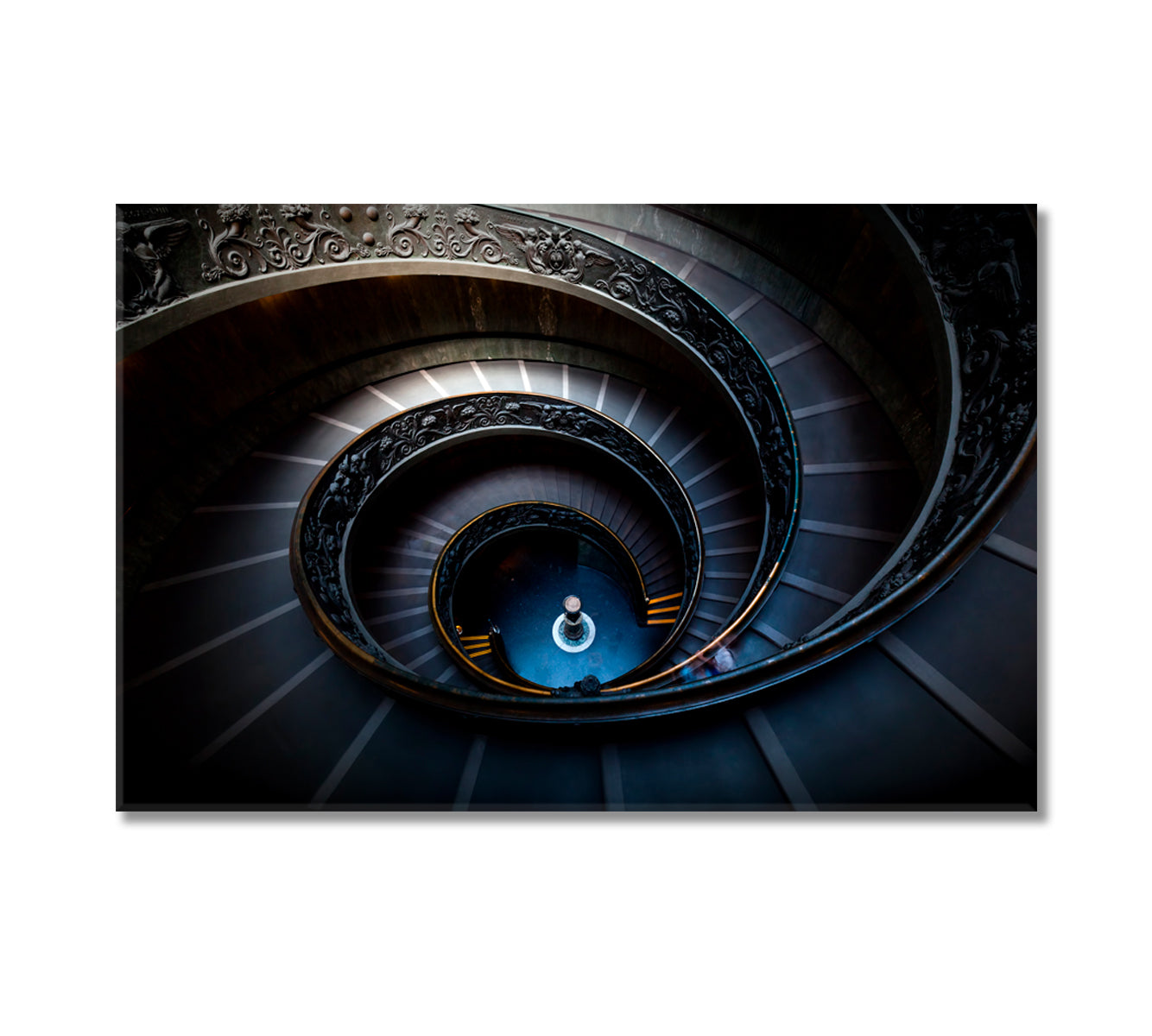 Bramante Staircase Canvas Print-Canvas Print-CetArt-1 Panel-24x16 inches-CetArt