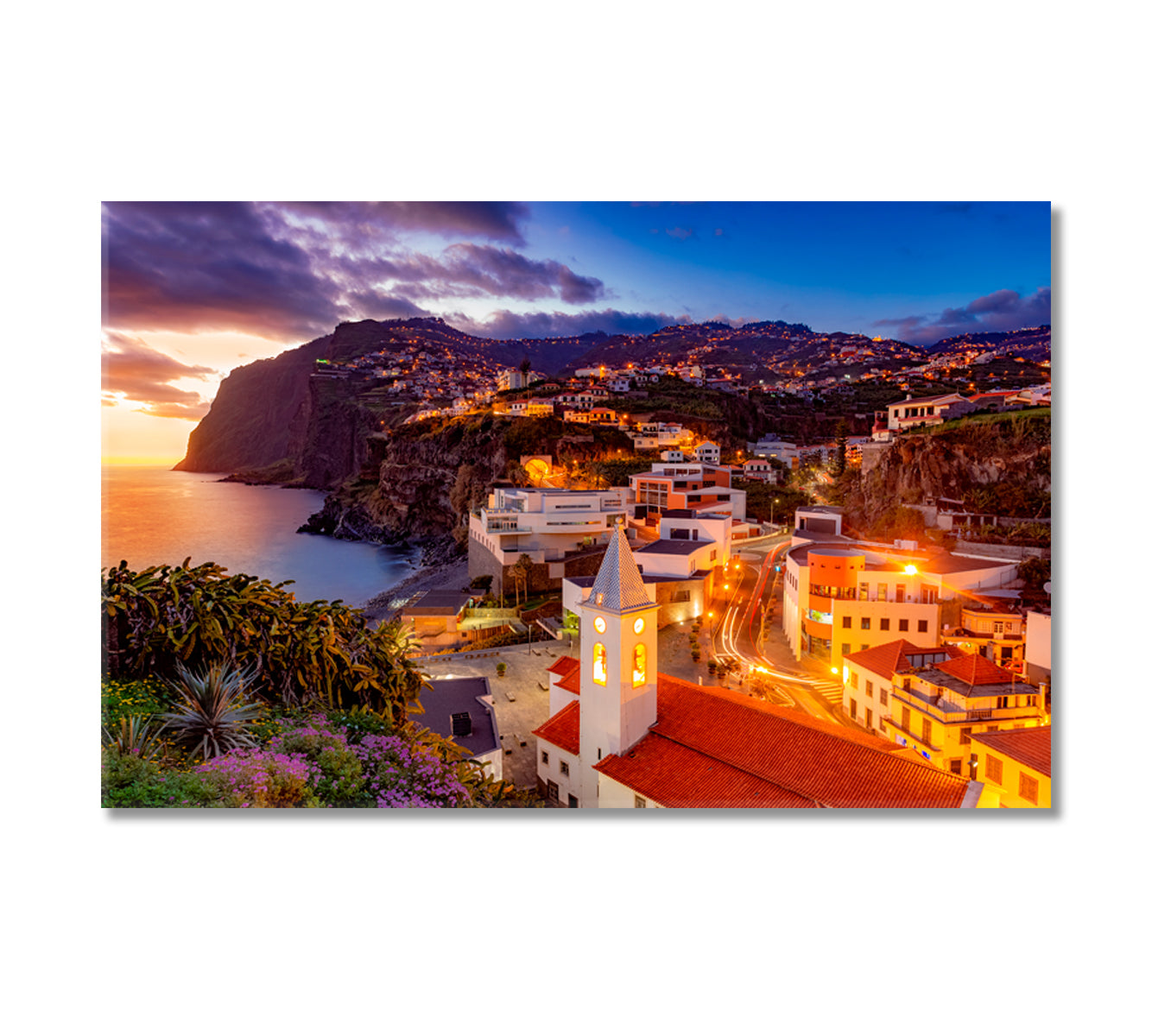 Camara de Lobos Madeira Island Portugal Canvas Print-Canvas Print-CetArt-1 Panel-24x16 inches-CetArt