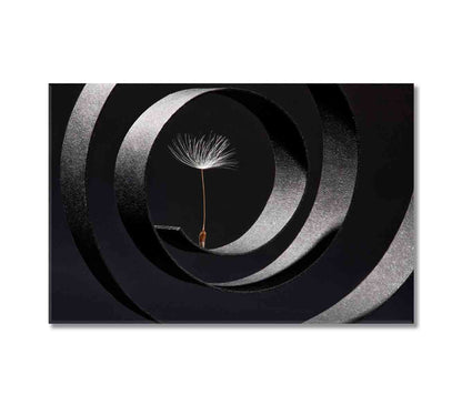 Amazing Abstract Dandelion Seed Canvas Print-Canvas Print-CetArt-1 Panel-24x16 inches-CetArt