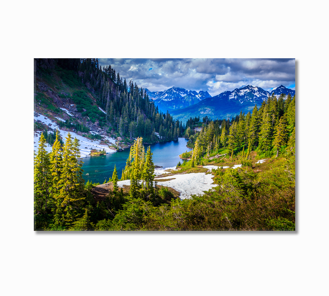 Glacier National Park Montana USA Canvas Print-Canvas Print-CetArt-1 Panel-24x16 inches-CetArt