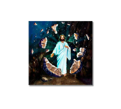 The Resurrection of Jesus Canvas Print-Canvas Print-CetArt-1 panel-12x12 inches-CetArt