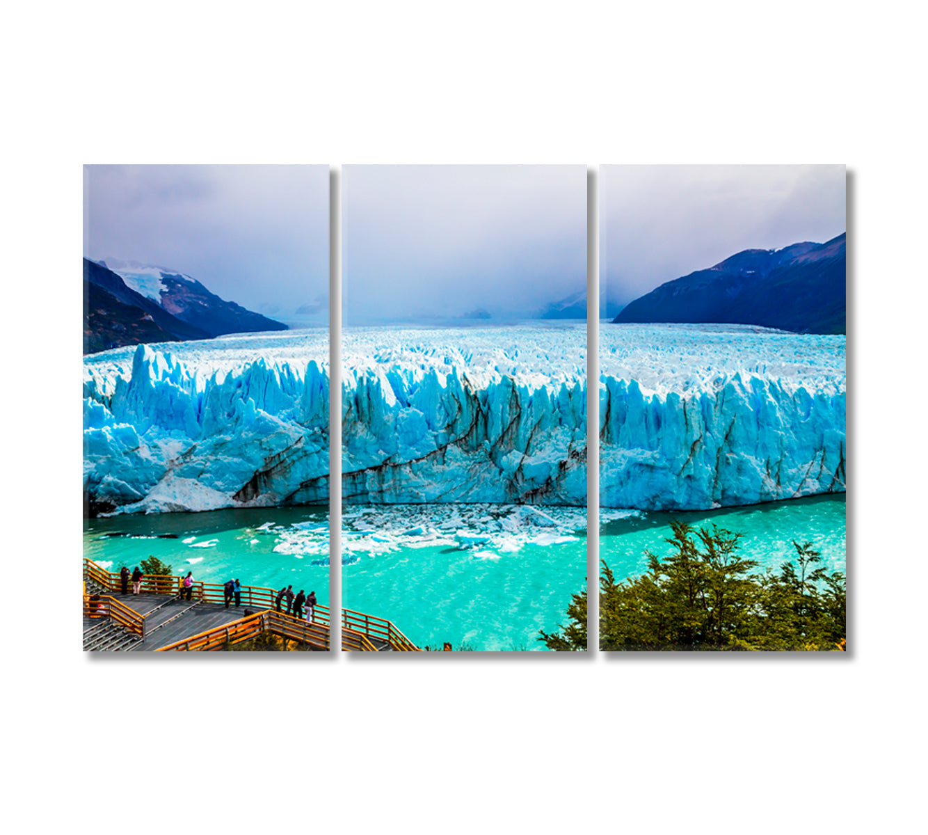 Perito Moreno Glacier Patagonia Argentina Canvas Print-Canvas Print-CetArt-3 Panels-36x24 inches-CetArt