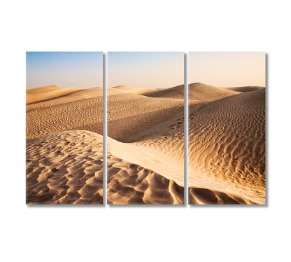 Sahara Desert Douz Tunisia Canvas Print-Canvas Print-CetArt-3 Panels-36x24 inches-CetArt