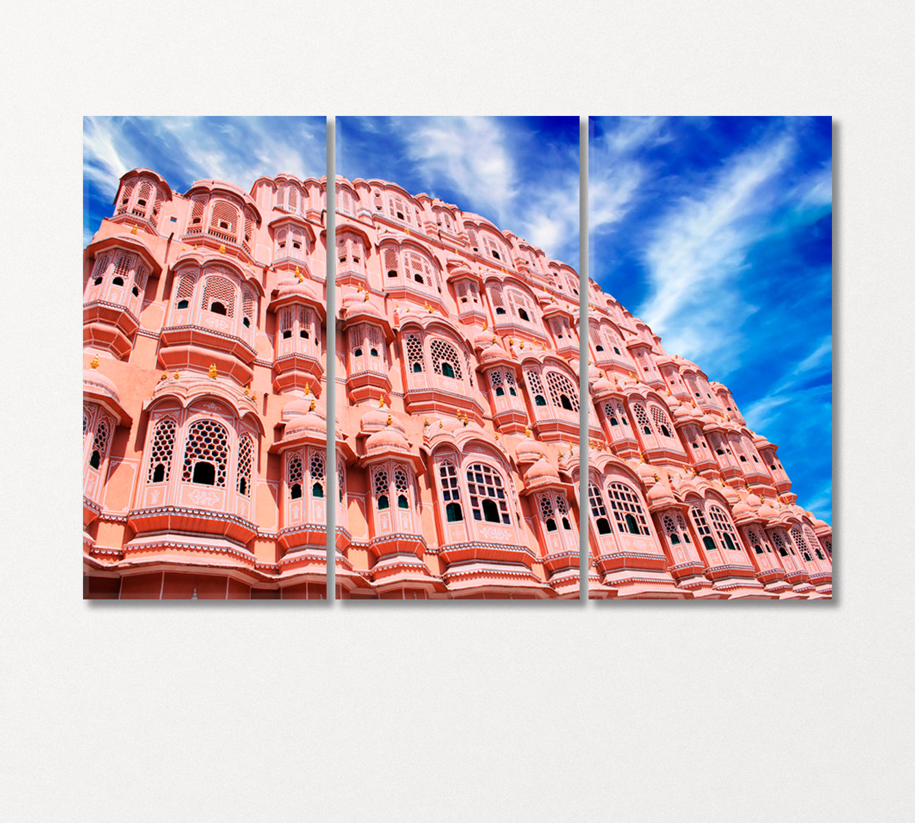 Hawa Mahal India Canvas Print-Canvas Print-CetArt-3 Panels-36x24 inches-CetArt