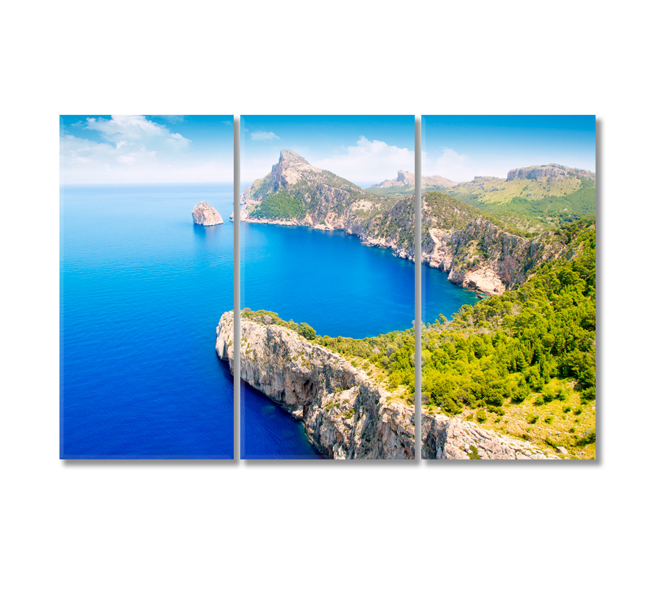 Mallorca Island Spain Canvas Print-Canvas Print-CetArt-3 Panels-36x24 inches-CetArt