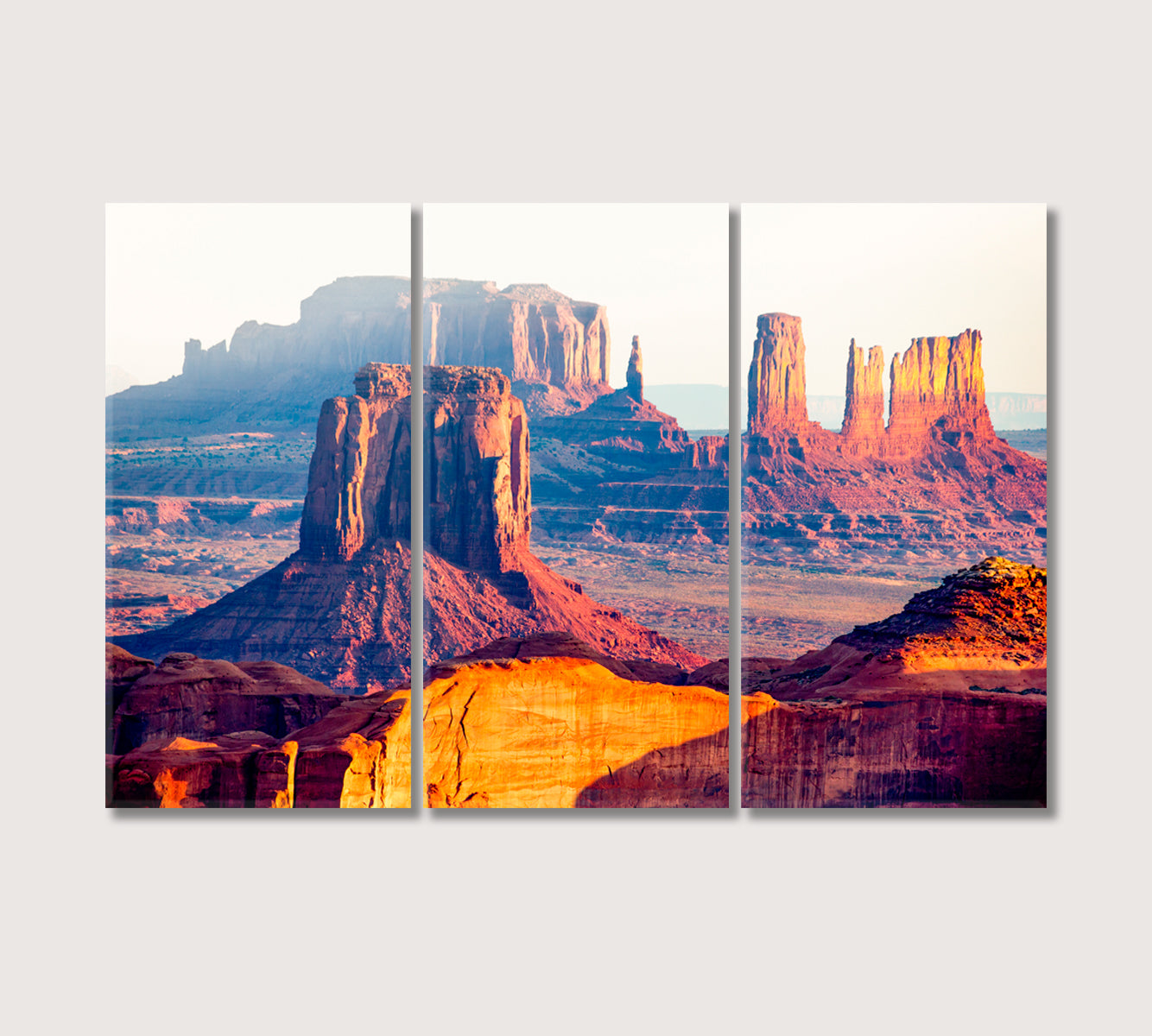 Oljato Monument Valley Arizona USA Canvas Print-Canvas Print-CetArt-3 Panels-36x24 inches-CetArt