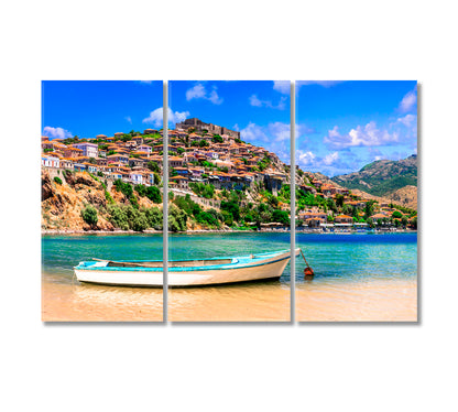 Lesvos Island Greece Canvas Print-Canvas Print-CetArt-3 Panels-36x24 inches-CetArt