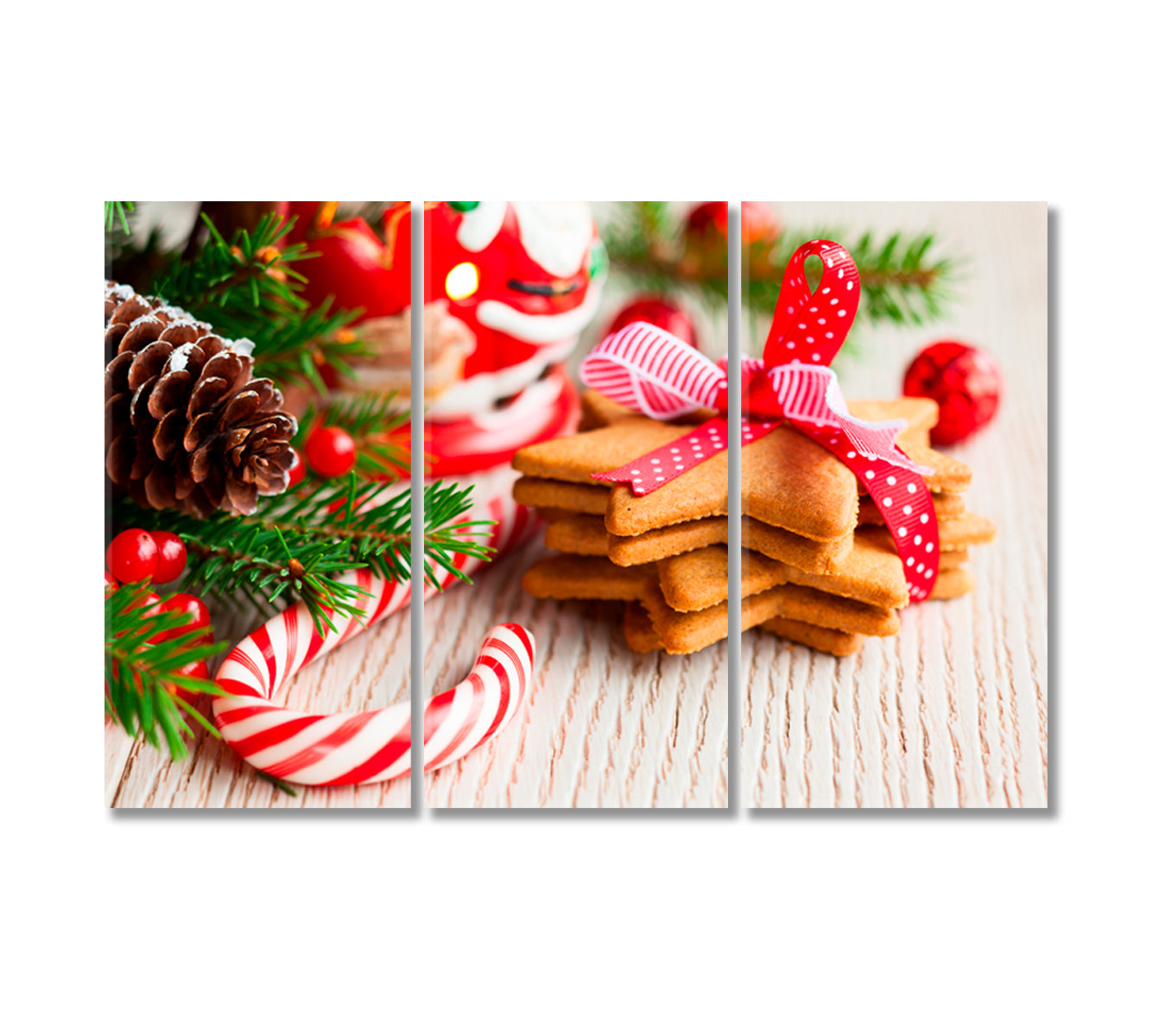 Christmas Cookies Canvas Print-Canvas Print-CetArt-3 Panels-36x24 inches-CetArt