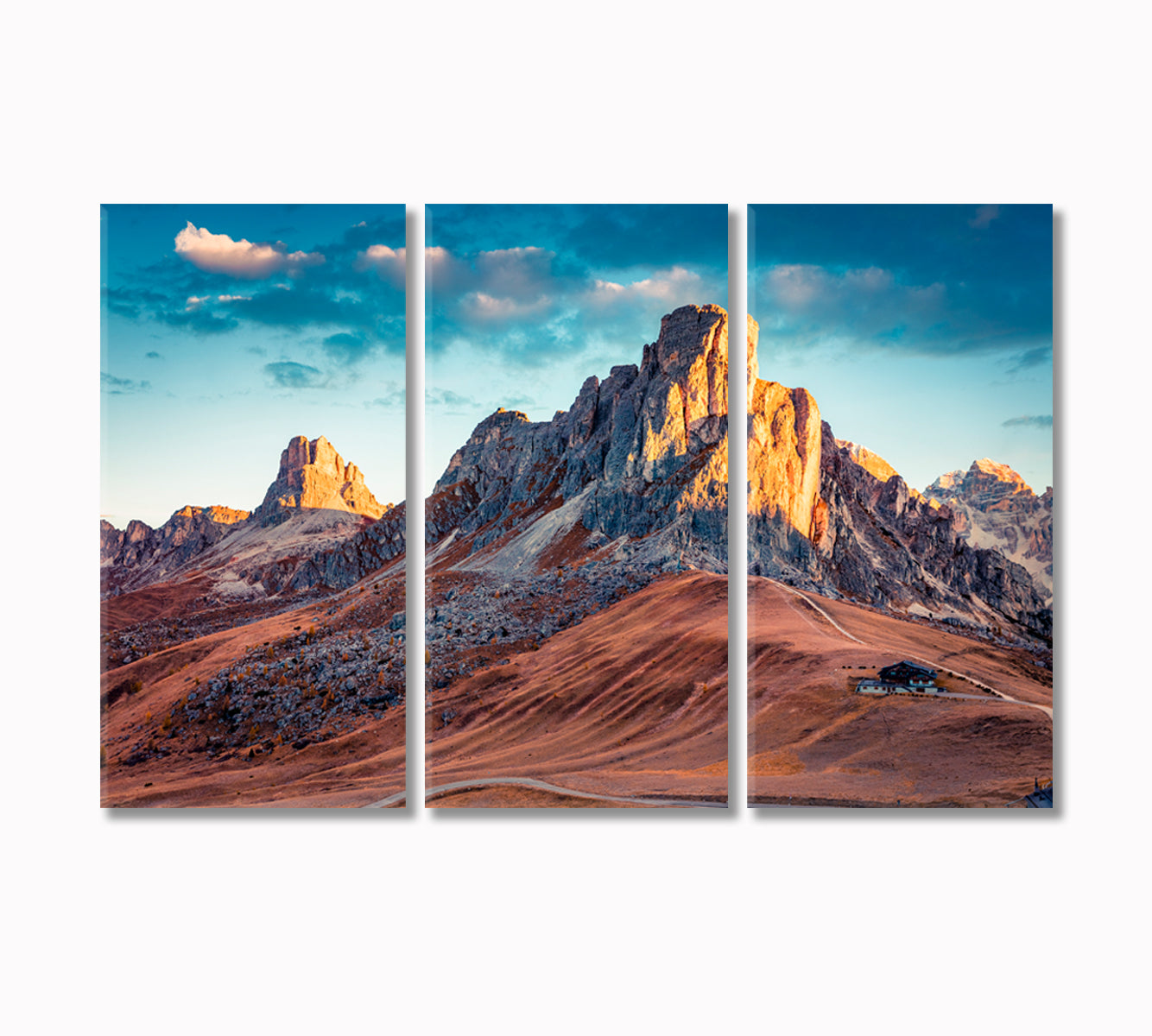 Dolomites Landscape Canvas Print-Canvas Print-CetArt-3 Panels-36x24 inches-CetArt