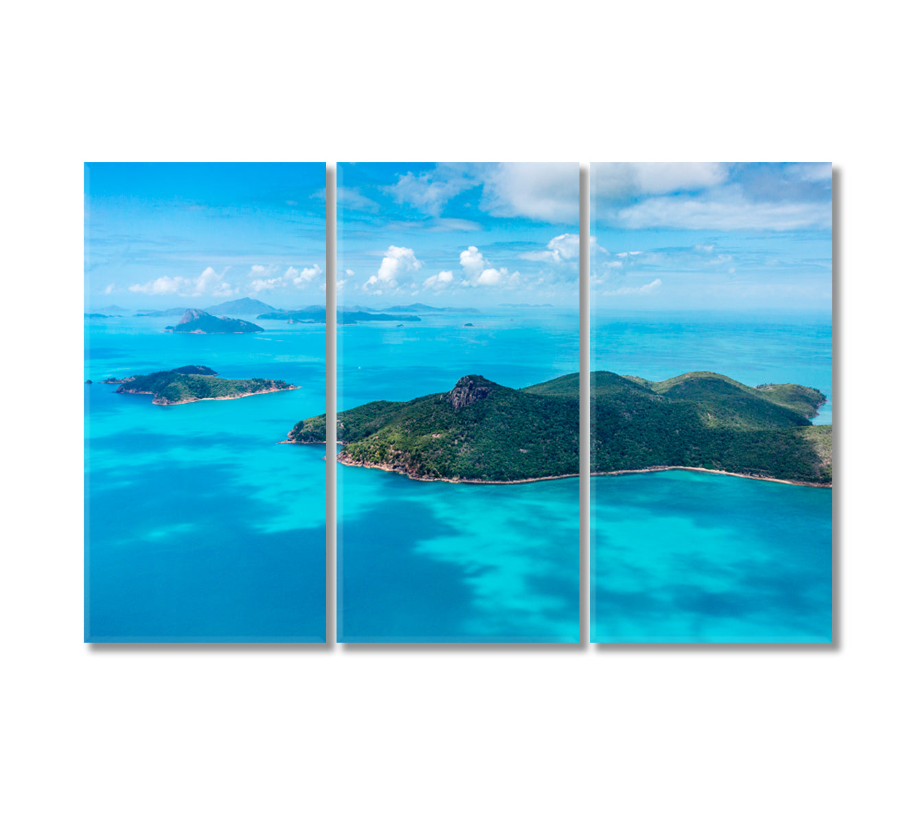 Whitsunday Islands Queensland Australia Canvas Print-Canvas Print-CetArt-3 Panels-36x24 inches-CetArt