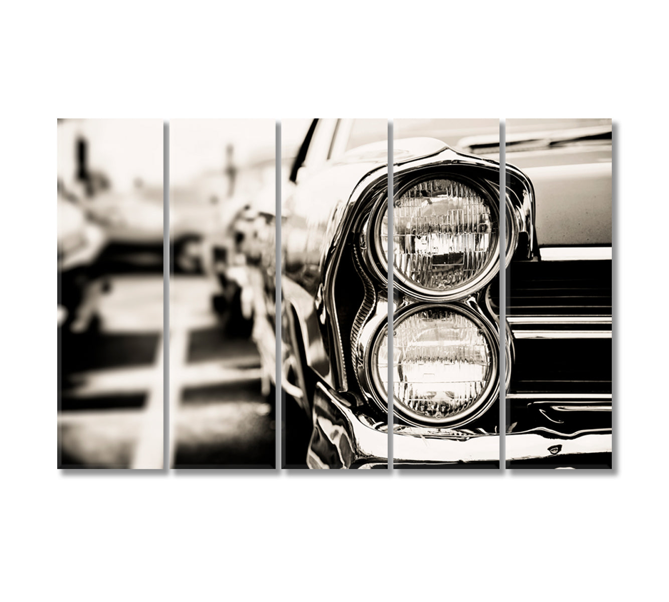 Classic Car Canvas Print-Canvas Print-CetArt-5 Panels-36x24 inches-CetArt
