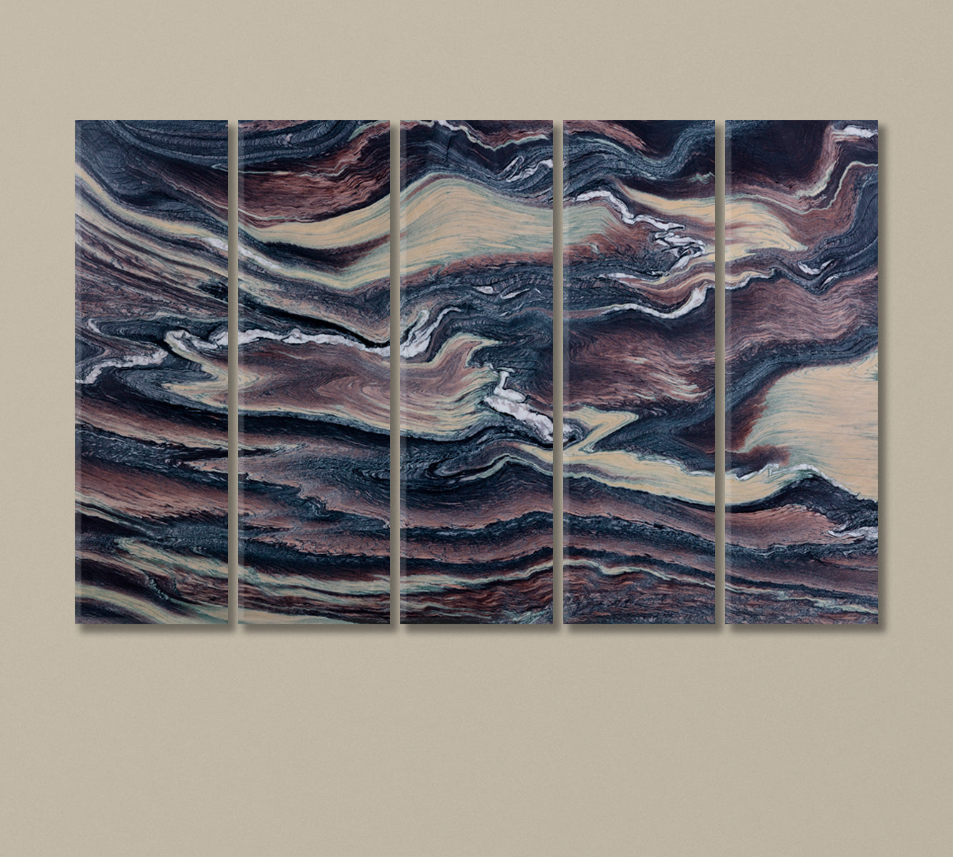Natural Quartzite Canvas Print-Canvas Print-CetArt-5 Panels-36x24 inches-CetArt