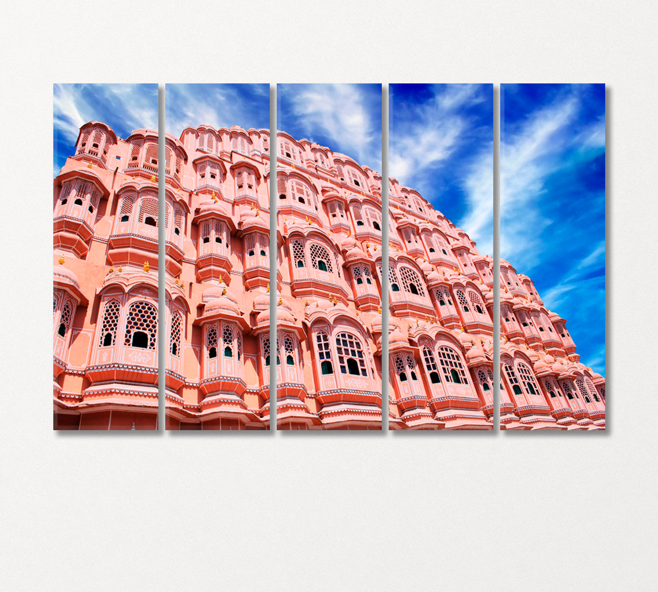 Hawa Mahal India Canvas Print-Canvas Print-CetArt-5 Panels-36x24 inches-CetArt