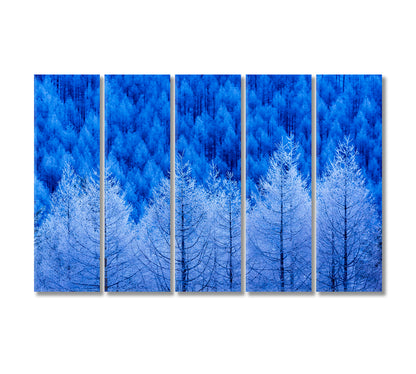 Winter Forest Canvas Print-Canvas Print-CetArt-5 Panels-36x24 inches-CetArt