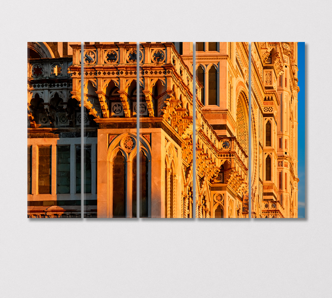 Florence Cathedral Italy Canvas Print-Canvas Print-CetArt-5 Panels-36x24 inches-CetArt