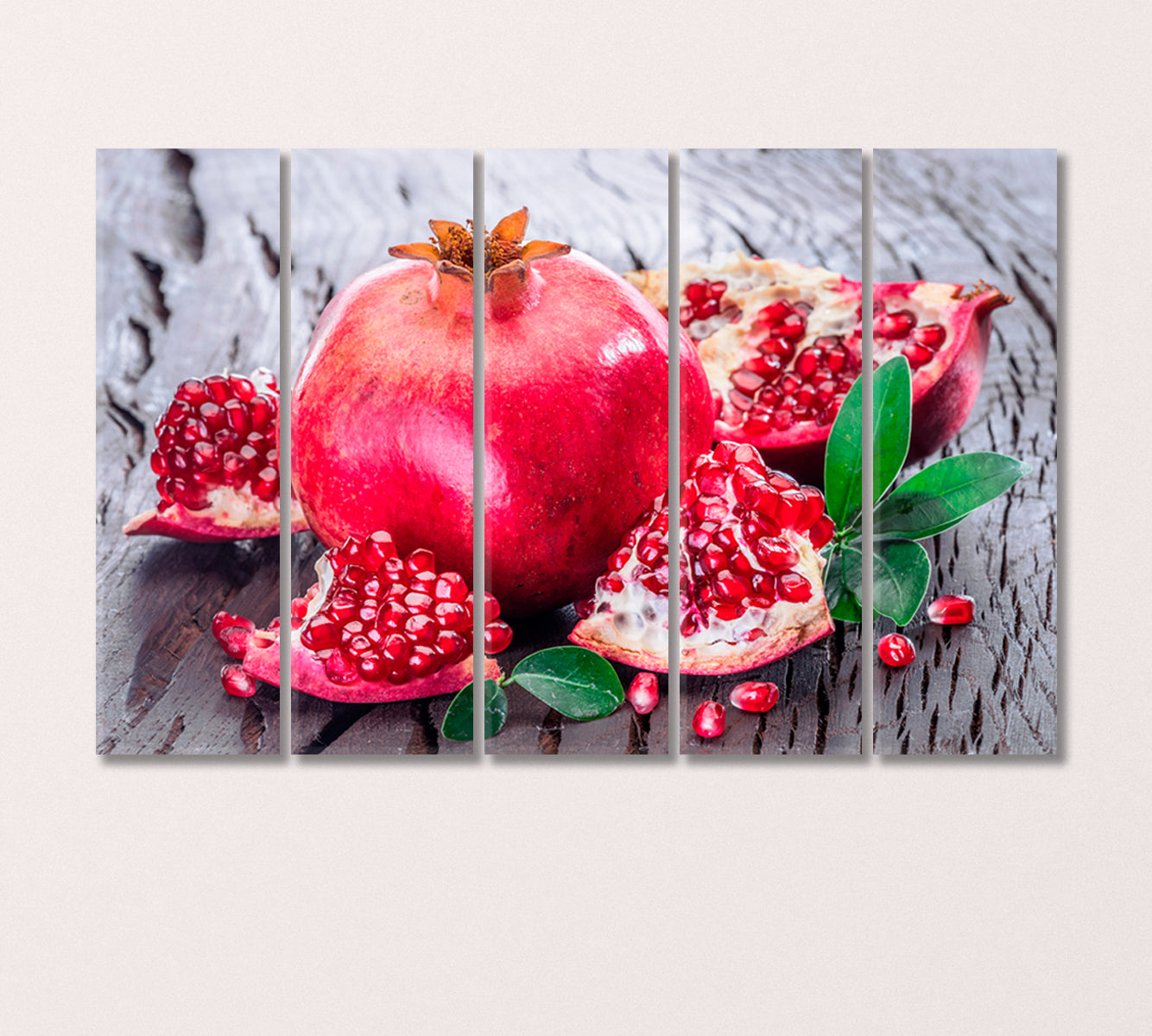 Pomegranate Canvas Print-Canvas Print-CetArt-5 Panels-36x24 inches-CetArt