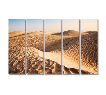 Sahara Desert Douz Tunisia Canvas Print-Canvas Print-CetArt-5 Panels-36x24 inches-CetArt