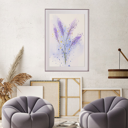 Abstract Lavender Minimalist Poster For Room Wall Decor-Vertical Posters NOT FRAMED-CetArt-8″x10″ inches-CetArt