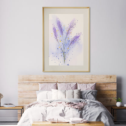 Abstract Lavender Minimalist Poster For Room Wall Decor-Vertical Posters NOT FRAMED-CetArt-8″x10″ inches-CetArt