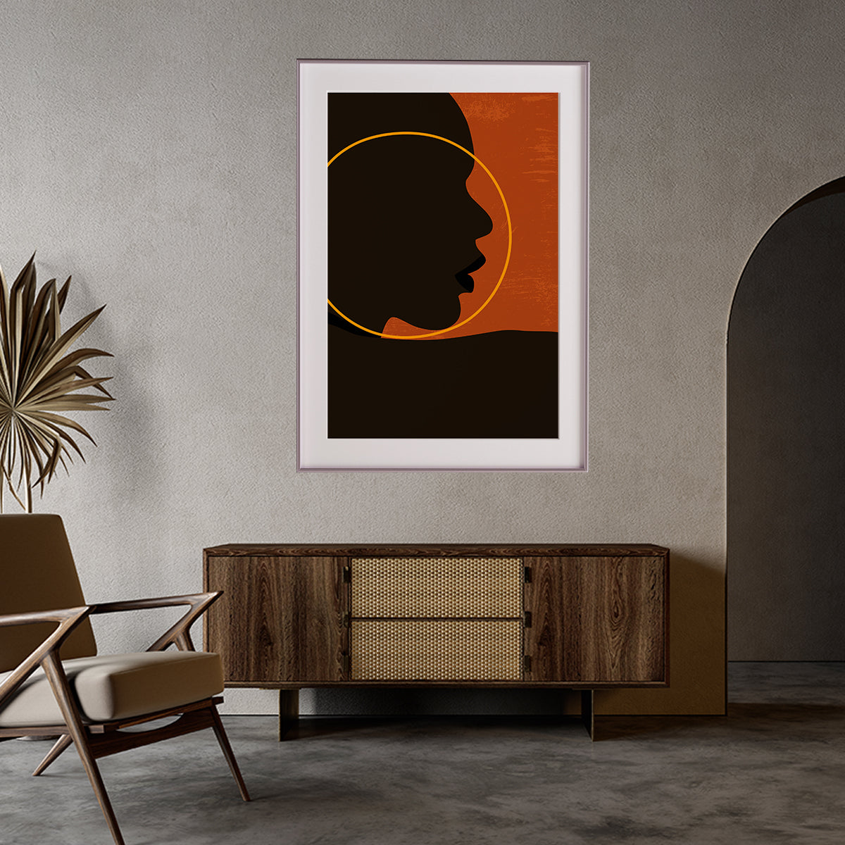 African Woman Portrait Living Room Poster-Vertical Posters NOT FRAMED-CetArt-8″x10″ inches-CetArt