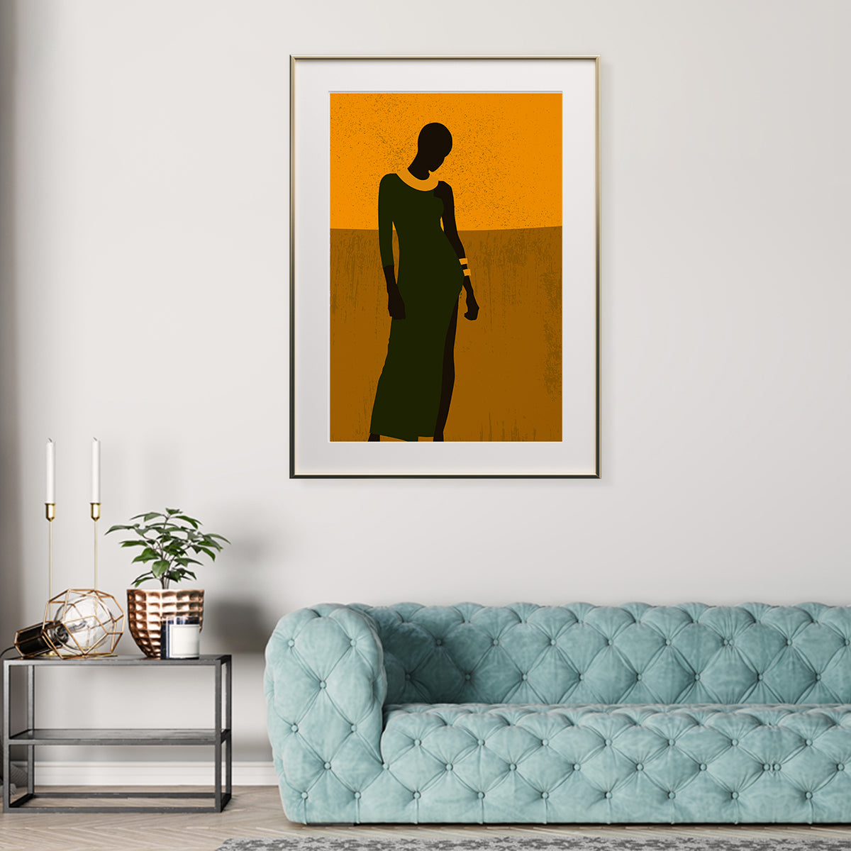 African Woman Silhouette My Poster Wall-Vertical Posters NOT FRAMED-CetArt-8″x10″ inches-CetArt