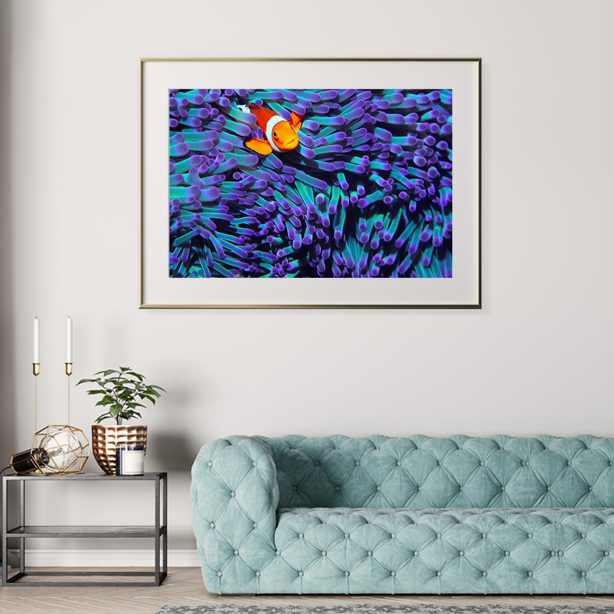 Clown Anemonefish Decorations For Home Poster-Horizontal Posters NOT FRAMED-CetArt-10″x8″ inches-CetArt