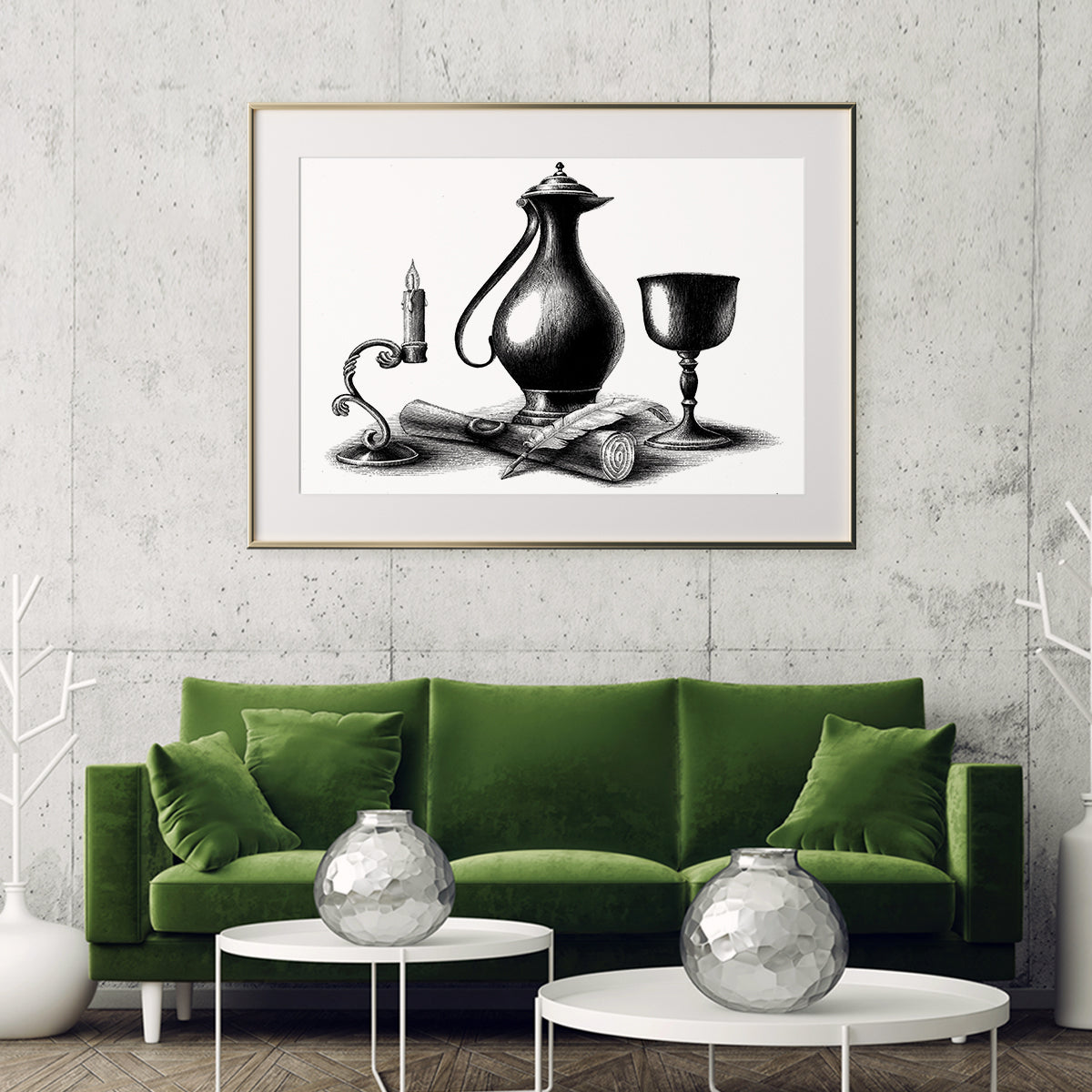 Antique Pitcher Vintage Posters Decoration for Interior-Horizontal Posters NOT FRAMED-CetArt-10″x8″ inches-CetArt