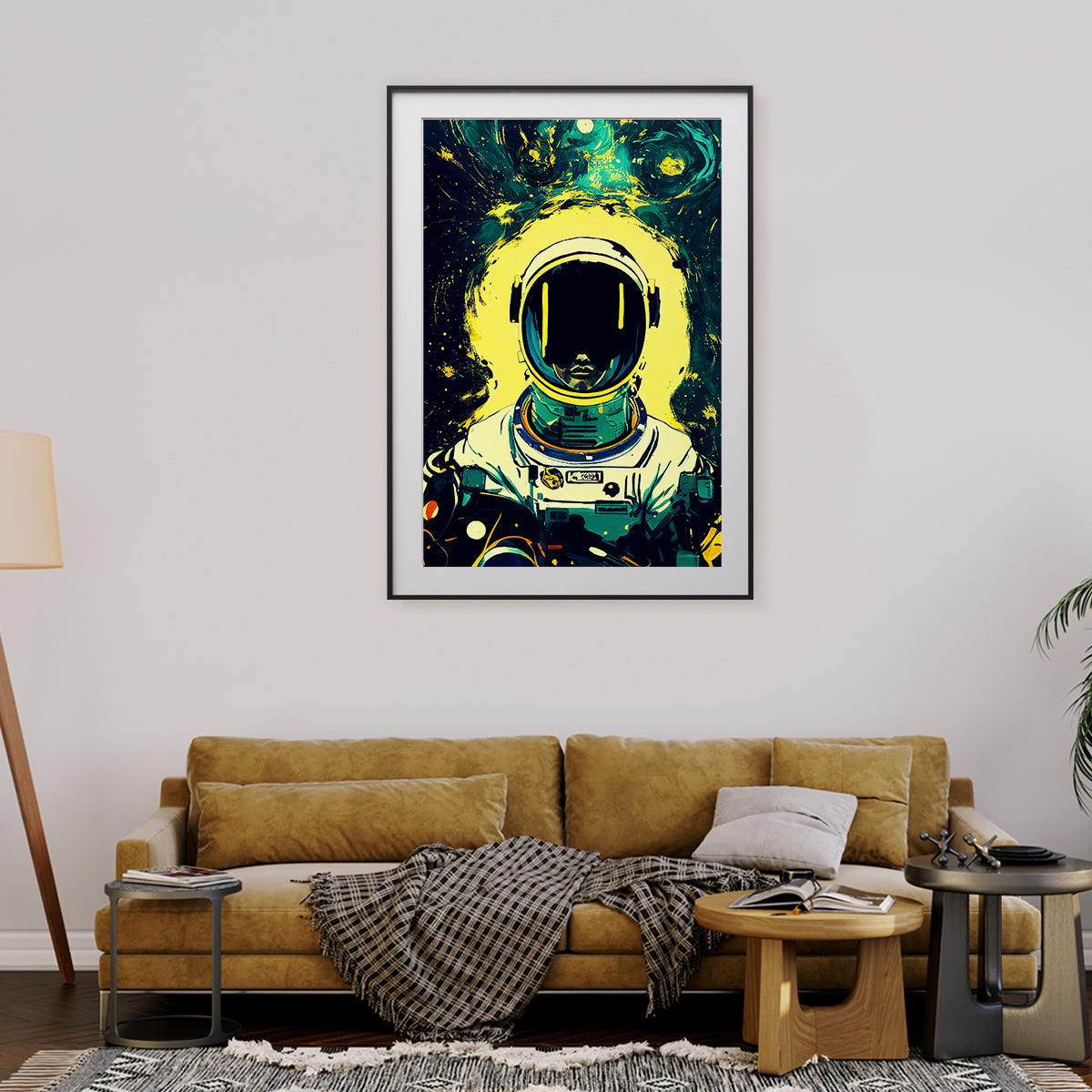 Abstract Astronaut in Spacesuit Posters Wall Art Prints-Vertical Posters NOT FRAMED-CetArt-8″x10″ inches-CetArt