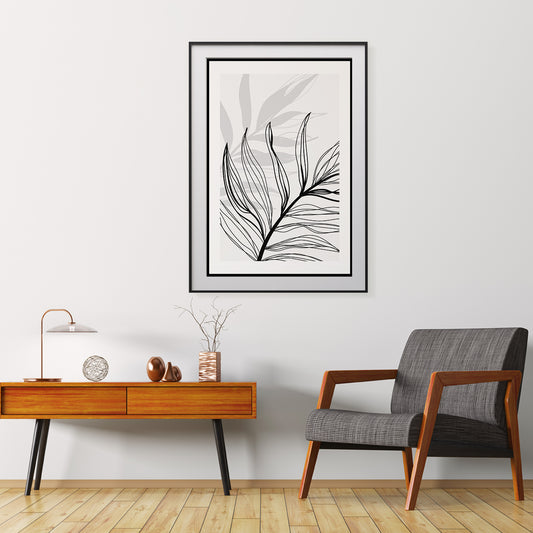 Leaves Silhouette Poster Art Wall Decor-Vertical Posters NOT FRAMED-CetArt-8″x10″ inches-CetArt