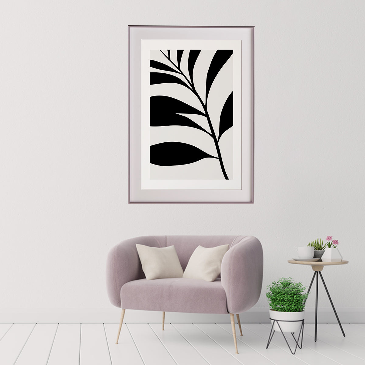 Plant Posters Black Leaf Wall Art-Vertical Posters NOT FRAMED-CetArt-8″x10″ inches-CetArt