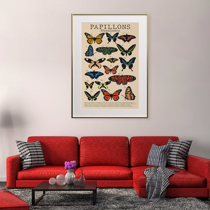 Butterfly Poster Vintage Art Decor-Vertical Posters NOT FRAMED-CetArt-8″x10″ inches-CetArt