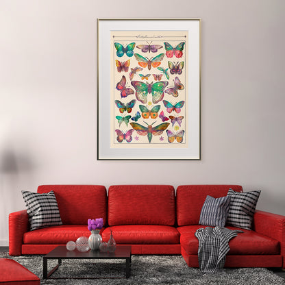 Butterfly Poster Vintage Wall Decor-Vertical Posters NOT FRAMED-CetArt-8″x10″ inches-CetArt