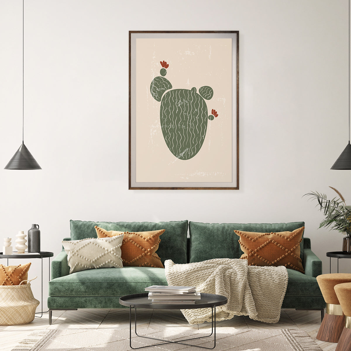 Cactus Poster Print Modern Wall Art-Vertical Posters NOT FRAMED-CetArt-8″x10″ inches-CetArt