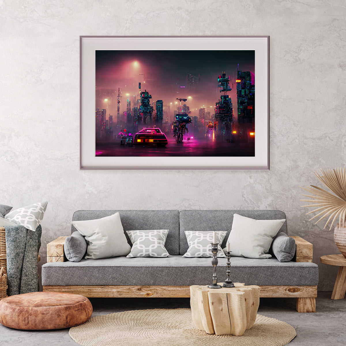 Abstract Modern City Poster For Home Decor-Horizontal Posters NOT FRAMED-CetArt-10″x8″ inches-CetArt