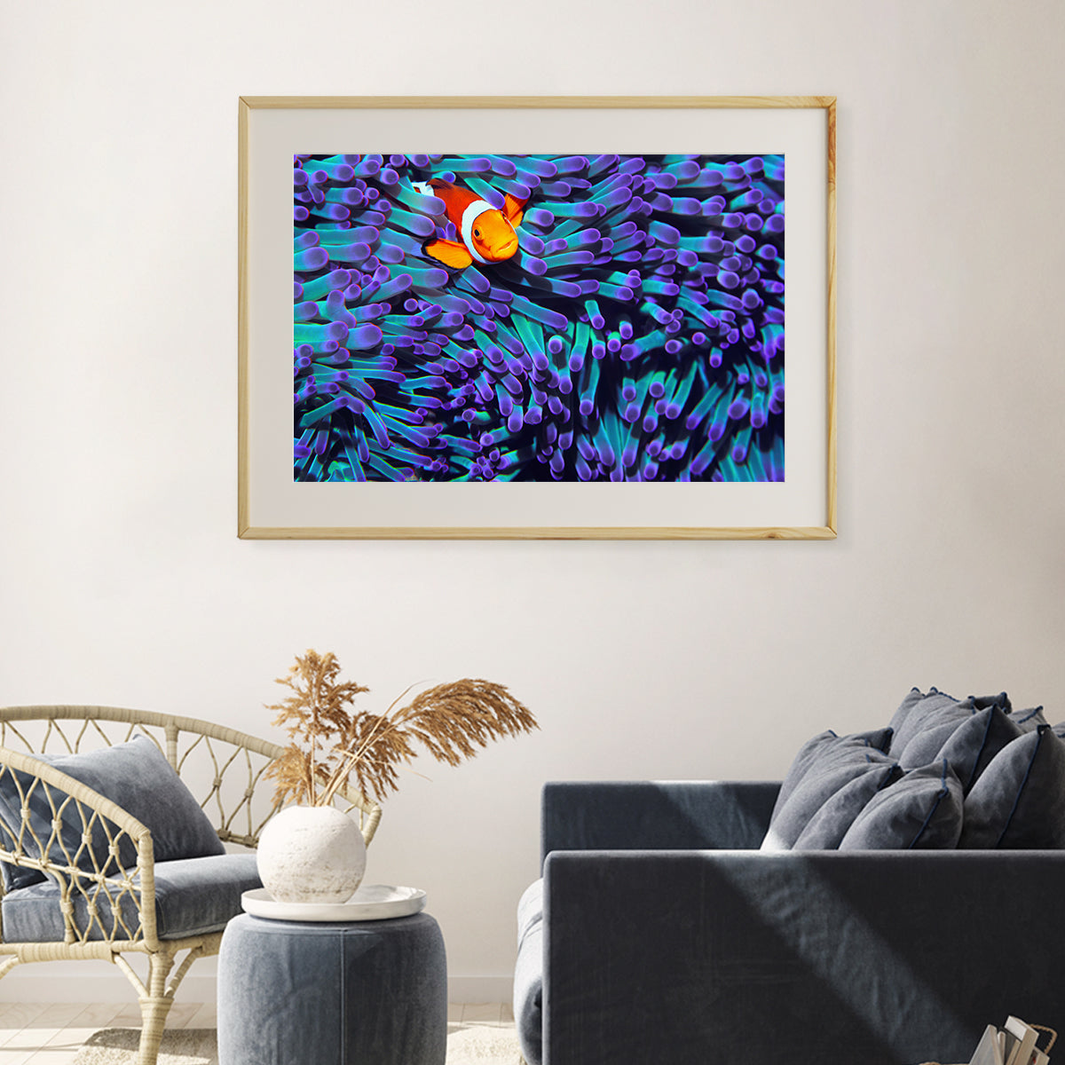 Clown Anemonefish Decorations For Home Poster-Horizontal Posters NOT FRAMED-CetArt-10″x8″ inches-CetArt