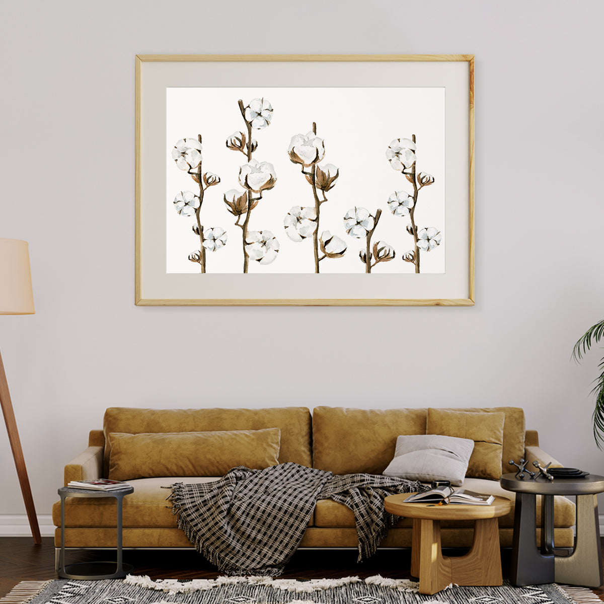 Cotton Branches Posters For Home Decor-Horizontal Posters NOT FRAMED-CetArt-10″x8″ inches-CetArt