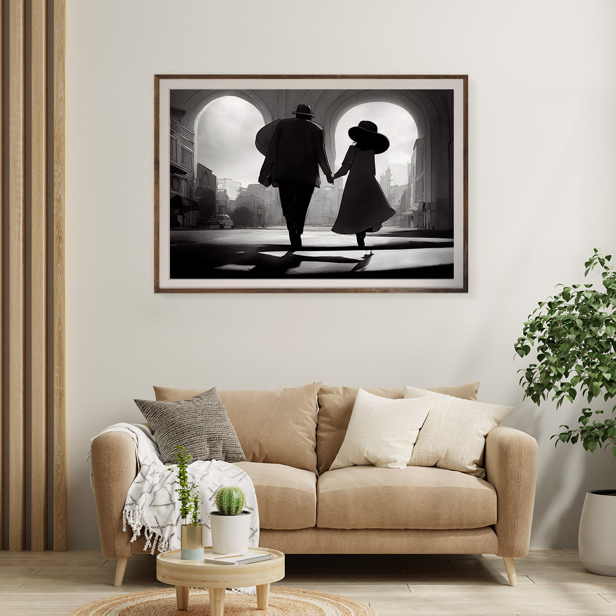 Couple in Love in Paris Vintage Posters For Room-Horizontal Posters NOT FRAMED-CetArt-10″x8″ inches-CetArt