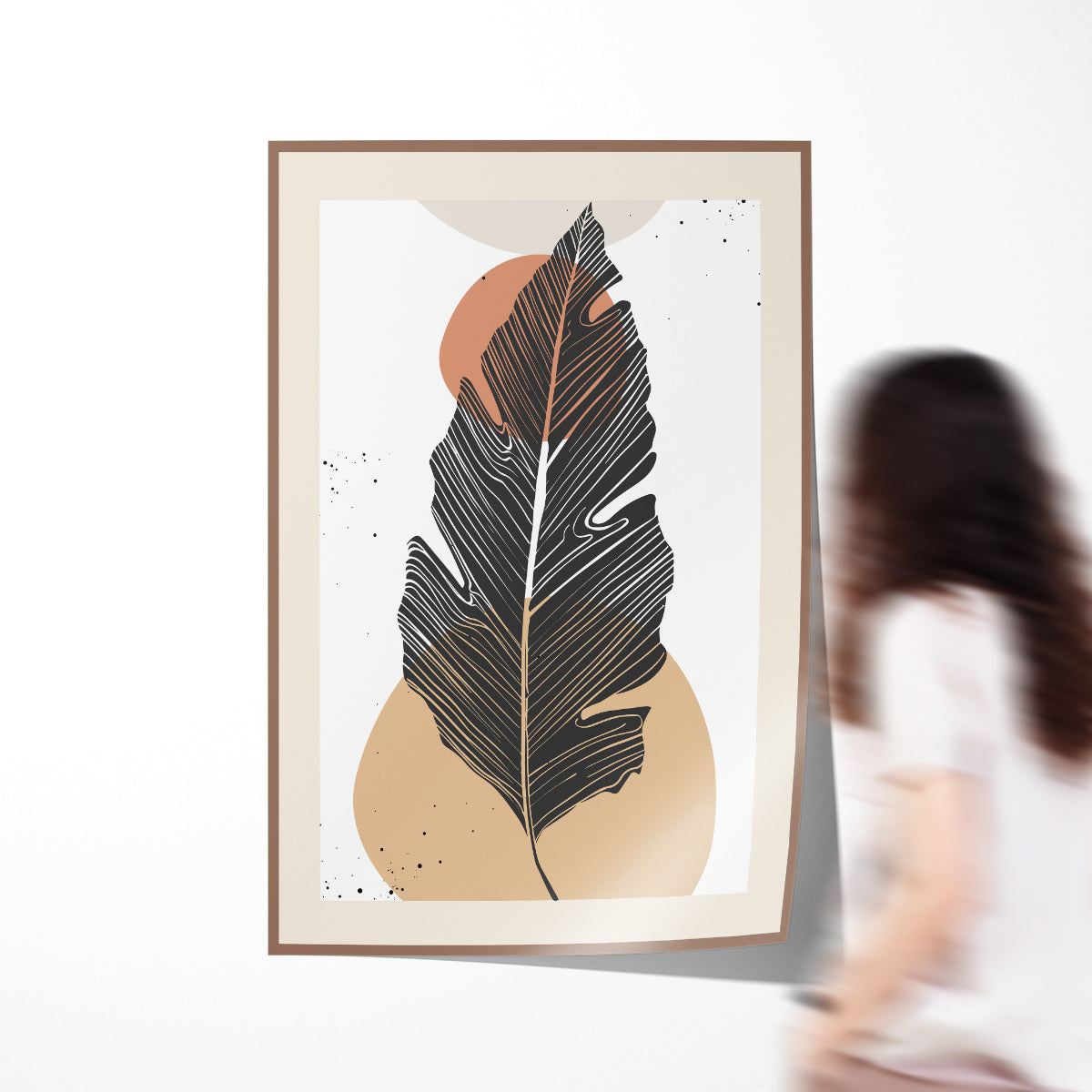 Modern Abstract Leaves Retro & Vintage Posters for Wall Decor-Vertical Posters NOT FRAMED-CetArt-8″x10″ inches-CetArt