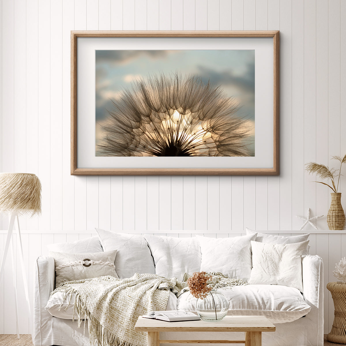 Fluffy Dandelion Flower Vintage Posters For Room-Horizontal Posters NOT FRAMED-CetArt-10″x8″ inches-CetArt
