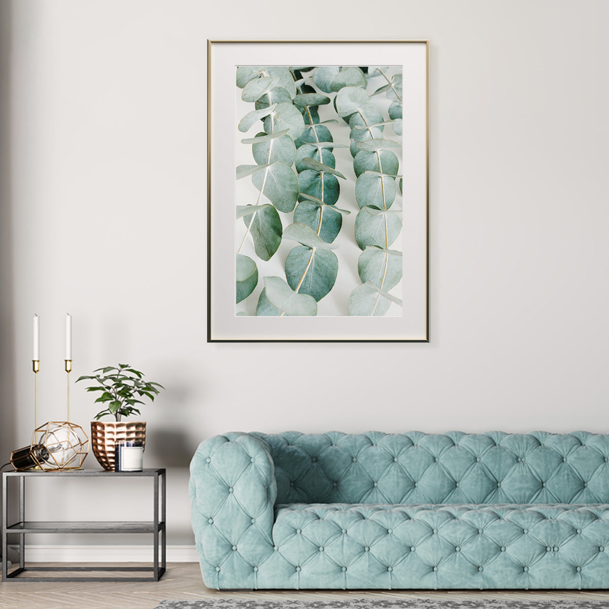 Green Eucalyptus Leaves Posters Wall Art Prints-Vertical Posters NOT FRAMED-CetArt-8″x10″ inches-CetArt