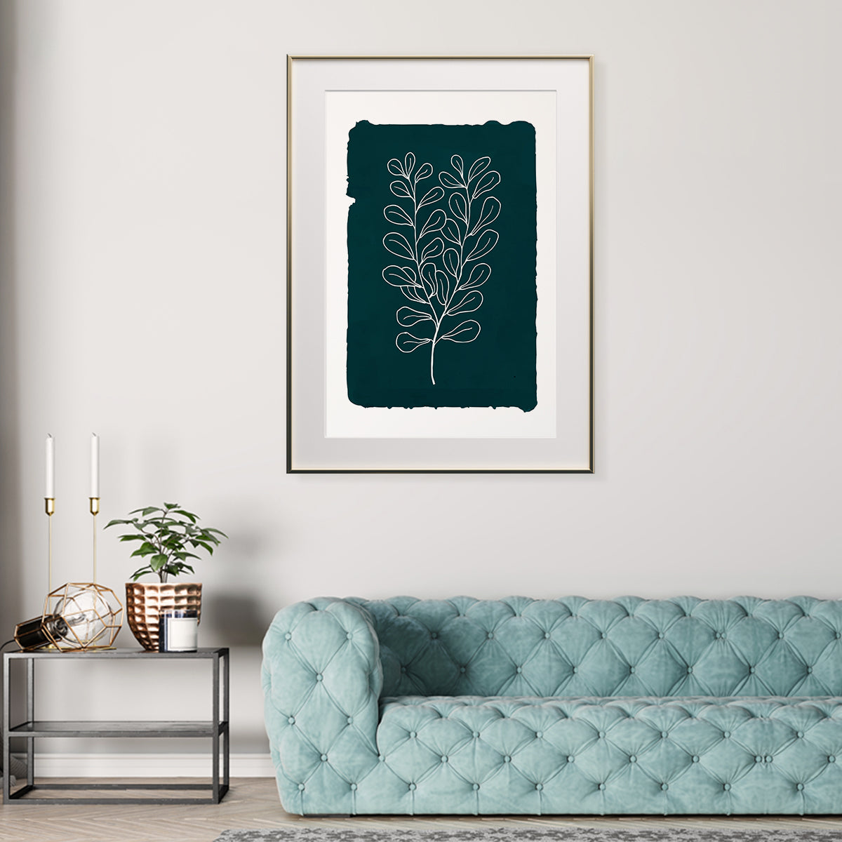 Foliage Line Art Minimalist Watercolor Posters Wall Art Prints-Vertical Posters NOT FRAMED-CetArt-8″x10″ inches-CetArt