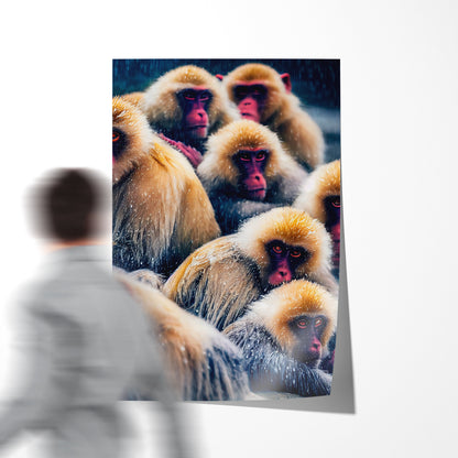 Wild Monkeys Wall Art Posters-Vertical Posters NOT FRAMED-CetArt-8″x10″ inches-CetArt