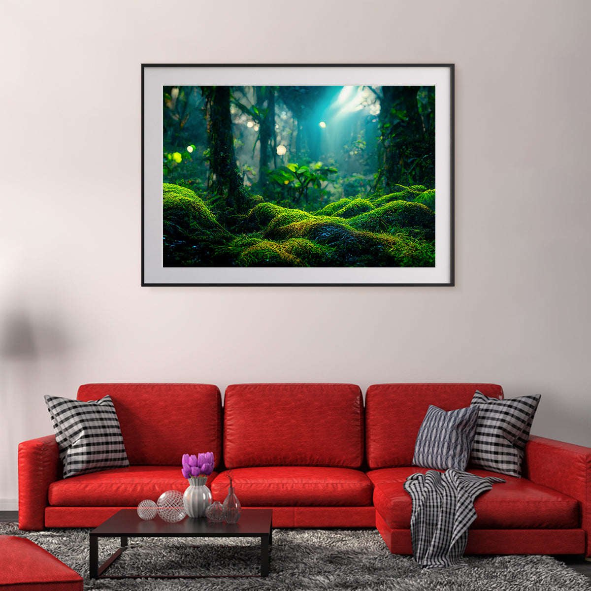 Green Tropical Forest Poster For Home Decor-Horizontal Posters NOT FRAMED-CetArt-10″x8″ inches-CetArt