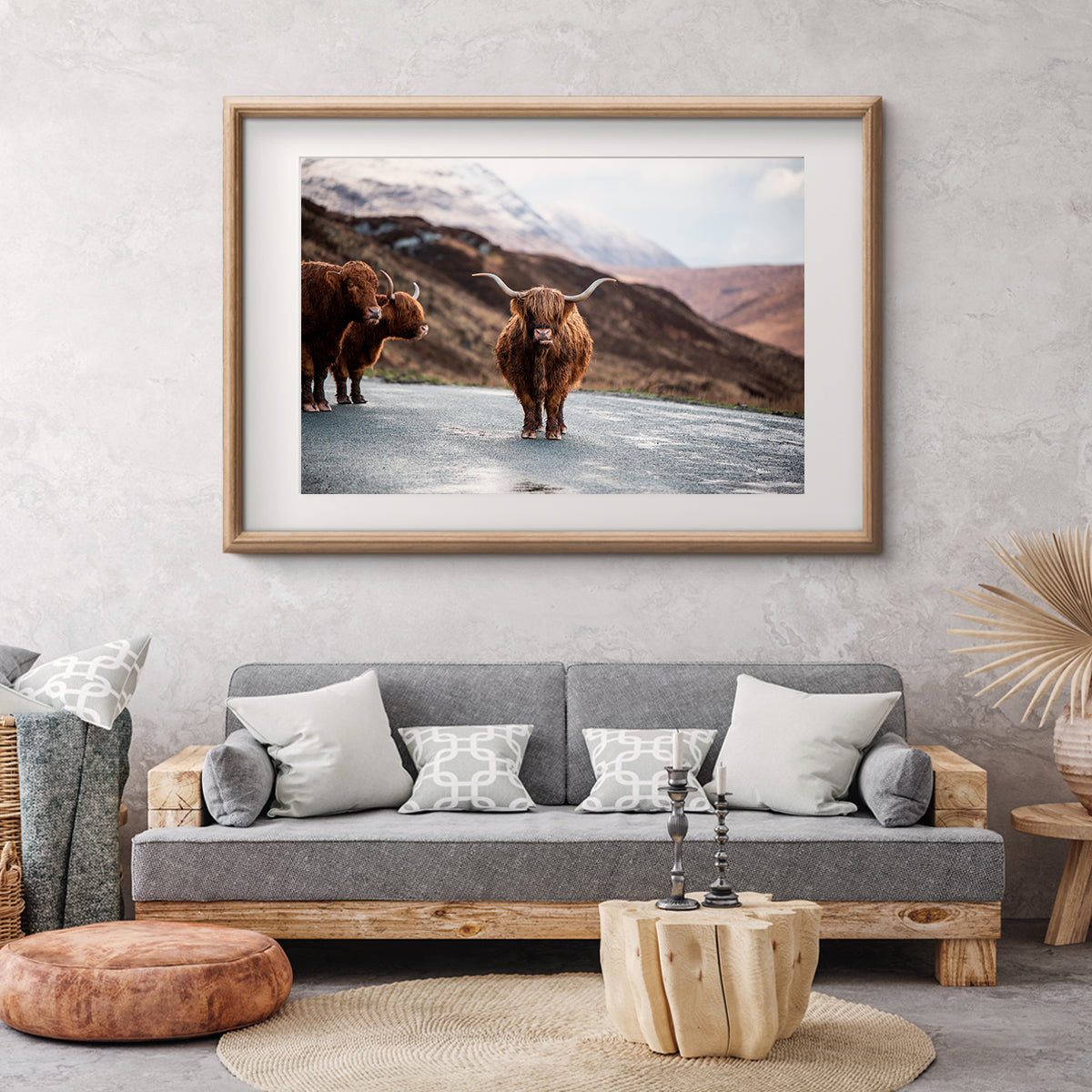 Scottish Highland Cow Posters For Room-Horizontal Posters NOT FRAMED-CetArt-10″x8″ inches-CetArt