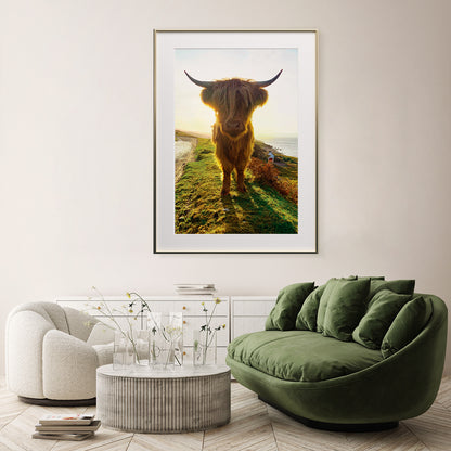 Highland Cow Scotland Posters Art Prints For Your Wall-Vertical Posters NOT FRAMED-CetArt-8″x10″ inches-CetArt