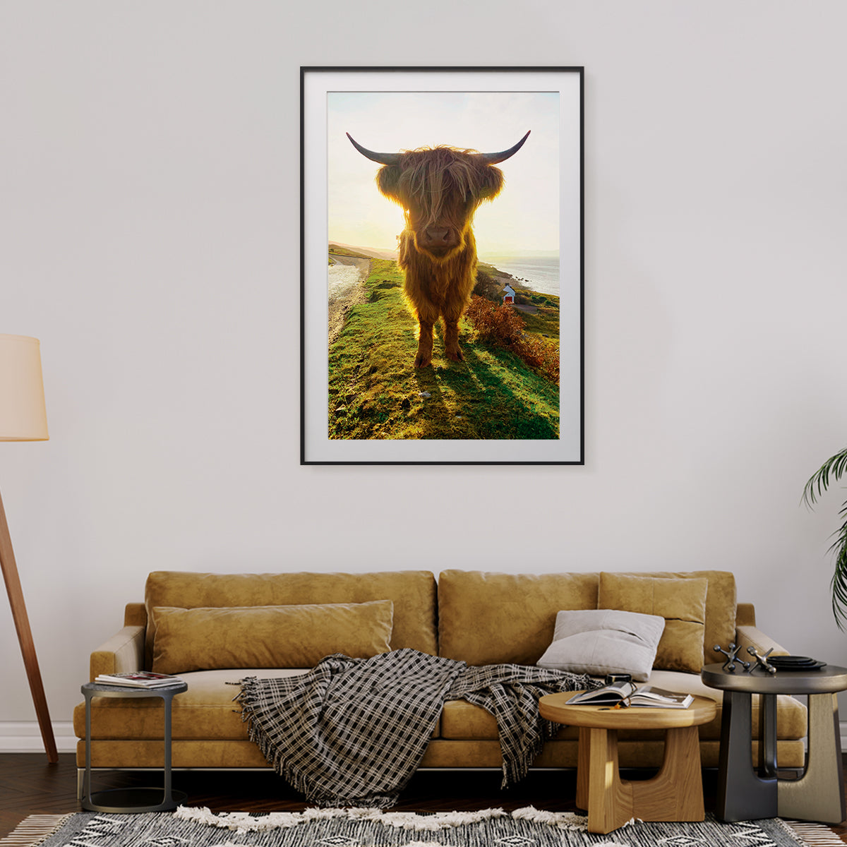 Highland Cow Scotland Posters Art Prints For Your Wall-Vertical Posters NOT FRAMED-CetArt-8″x10″ inches-CetArt